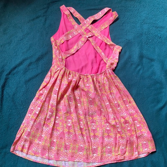 Criss Cross Back Summer Dress - Picture 5 of 6